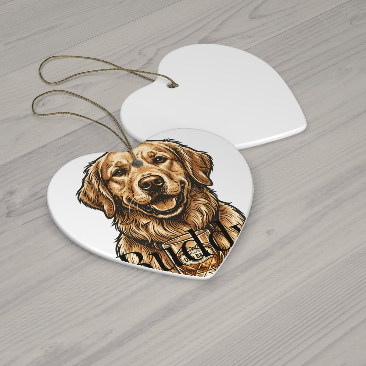 Personalized Pet Christmas Ornament - Custom Dog or Cat Photo Ornament With Name