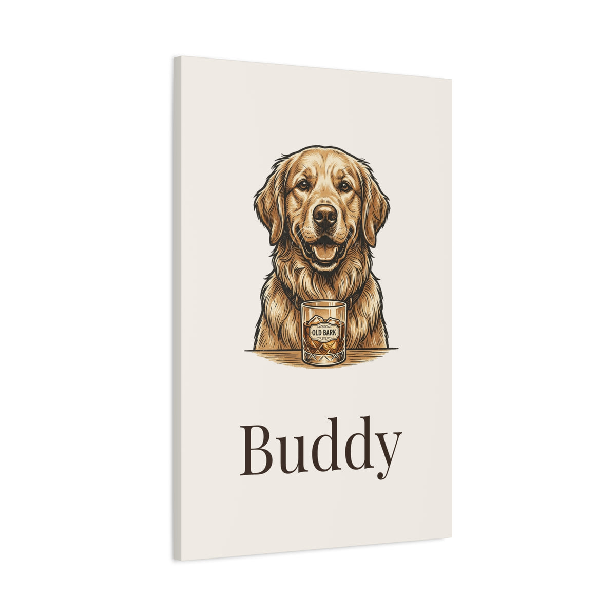 Custom Pet Portrait Canvas - Personalized Dog or Cat Wall Art From Your Photo