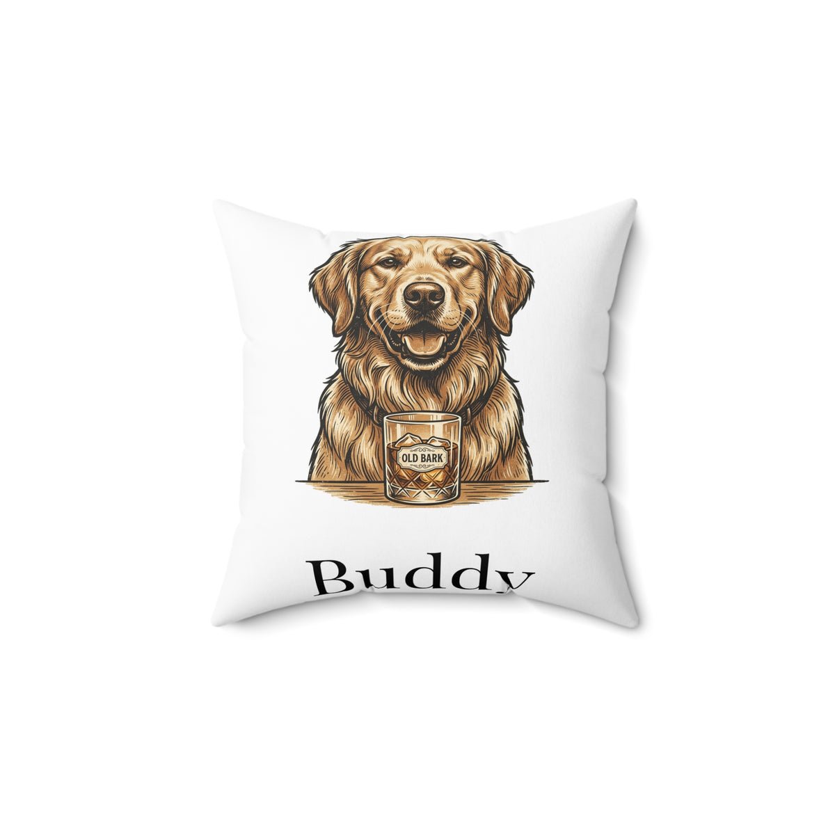 Custom Pet Photo Pillow - Personalized Dog or Cat Throw Pillow With Name