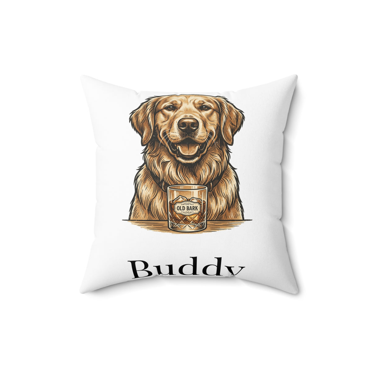 Custom Pet Photo Pillow - Personalized Dog or Cat Throw Pillow With Name