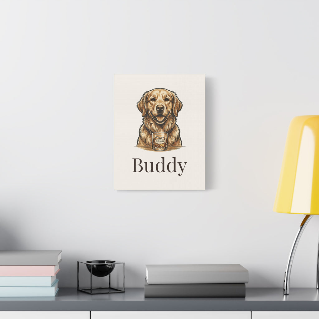 Custom Pet Portrait Canvas - Personalized Dog or Cat Wall Art From Your Photo