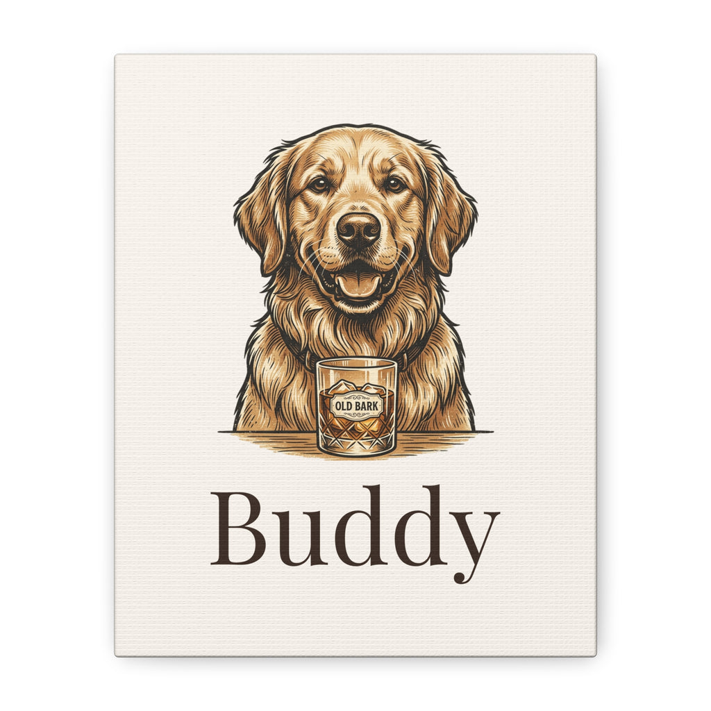 Custom Pet Portrait Canvas - Personalized Dog or Cat Wall Art From Your Photo