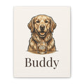 Custom Pet Portrait Canvas - Personalized Dog or Cat Wall Art From Your Photo