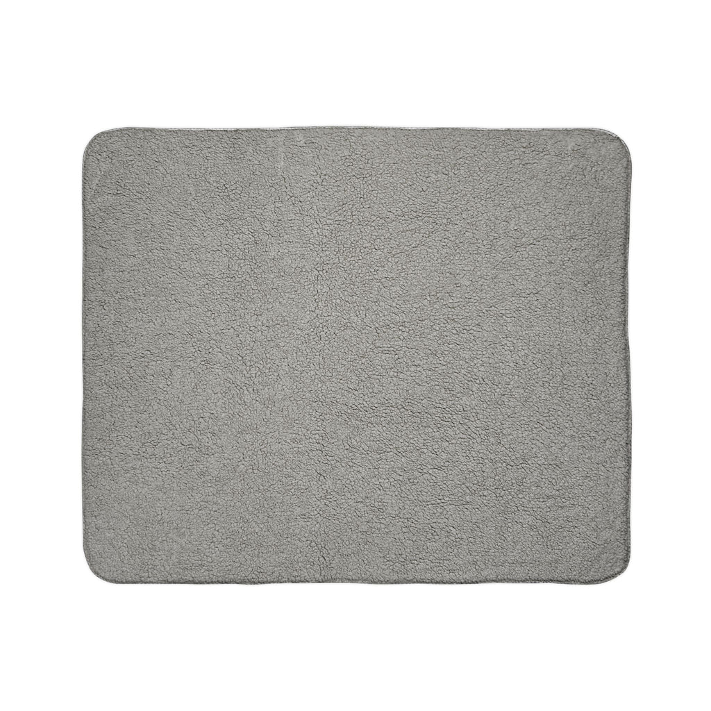 Custom Pet Photo Sherpa Blanket - Personalized Dog or Cat Fleece Throw With Name