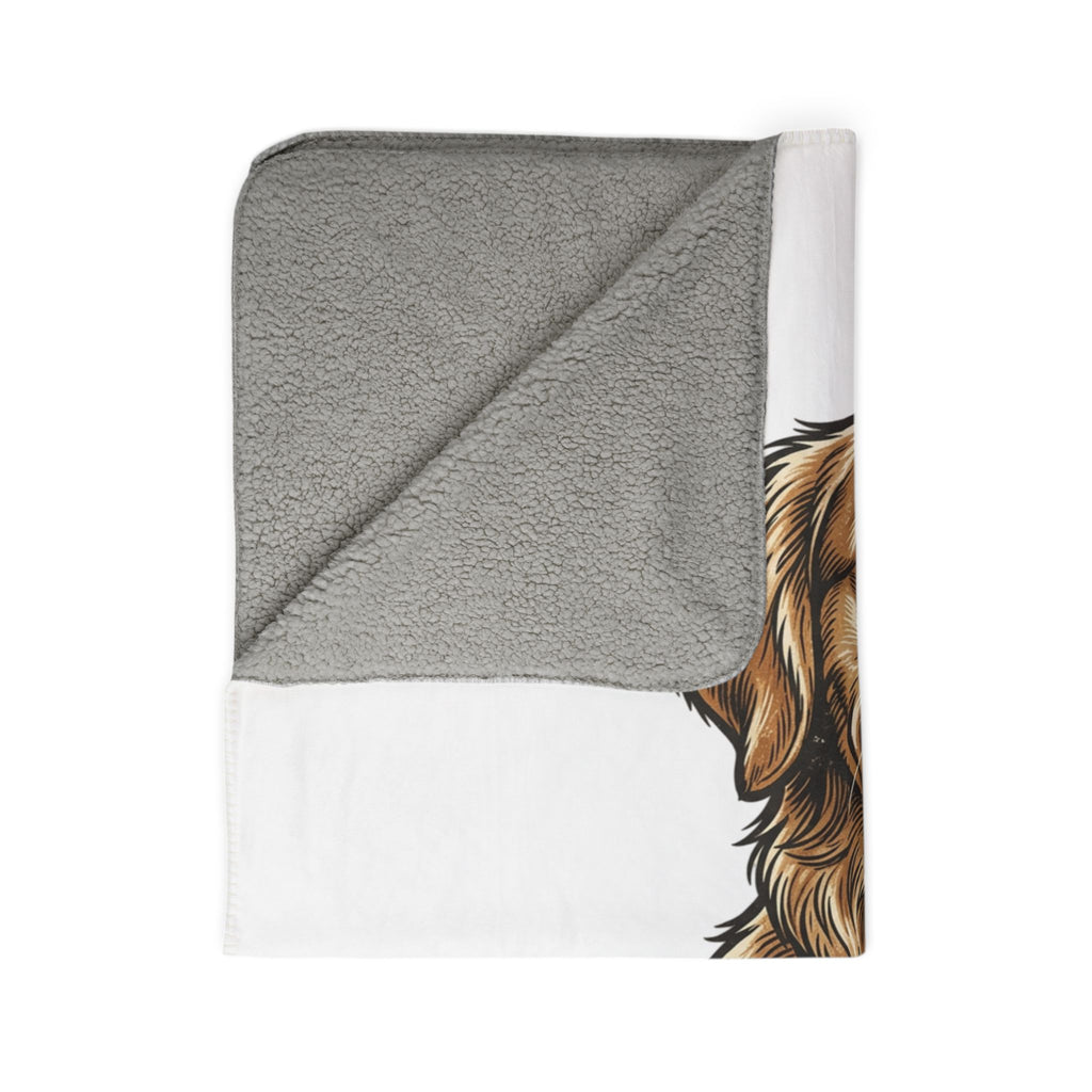 Custom Cat Photo Blanket - Personalized Sherpa Throw With Your Cat's Name, Cat Mom Gift