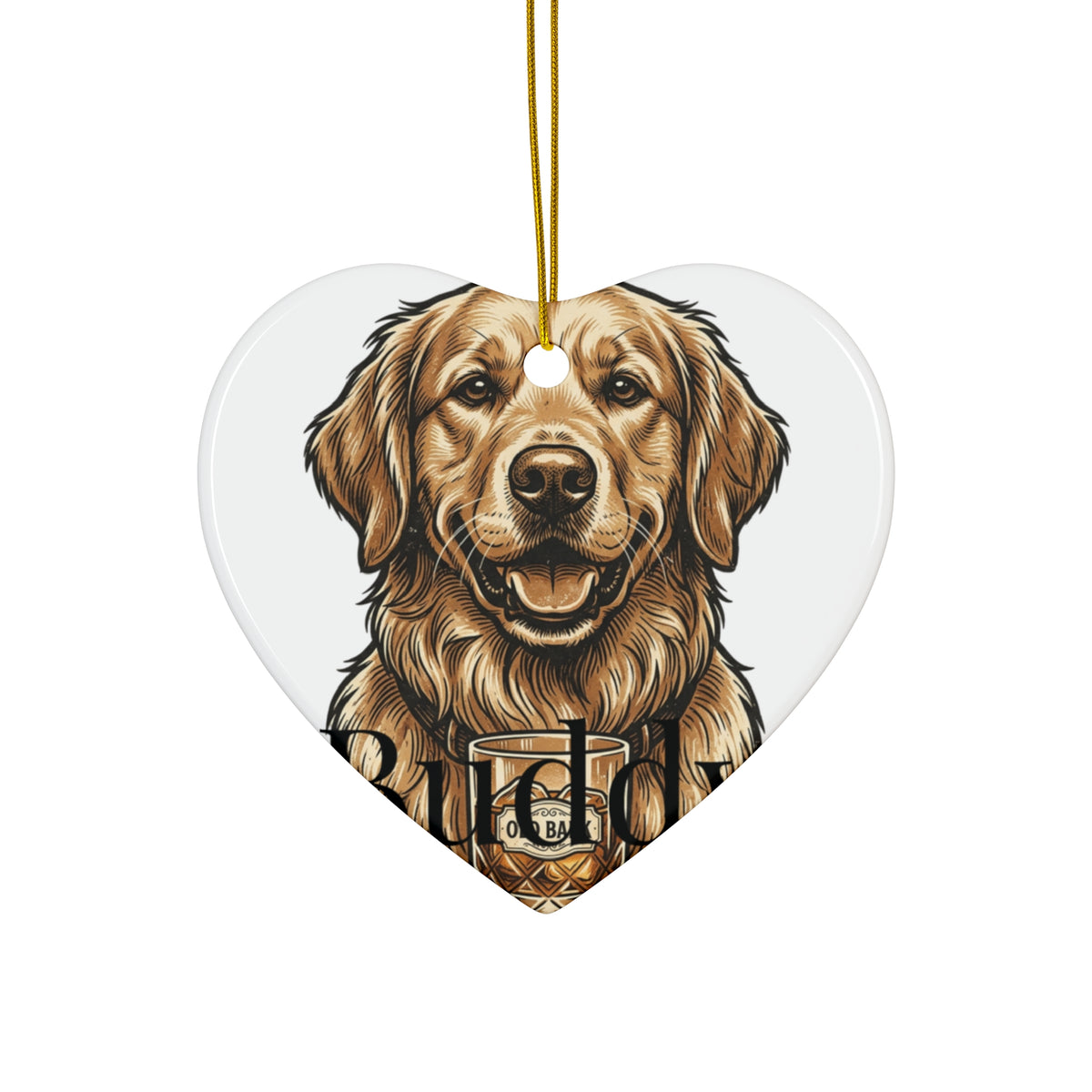 Personalized Pet Christmas Ornament - Custom Dog or Cat Photo Ornament With Name