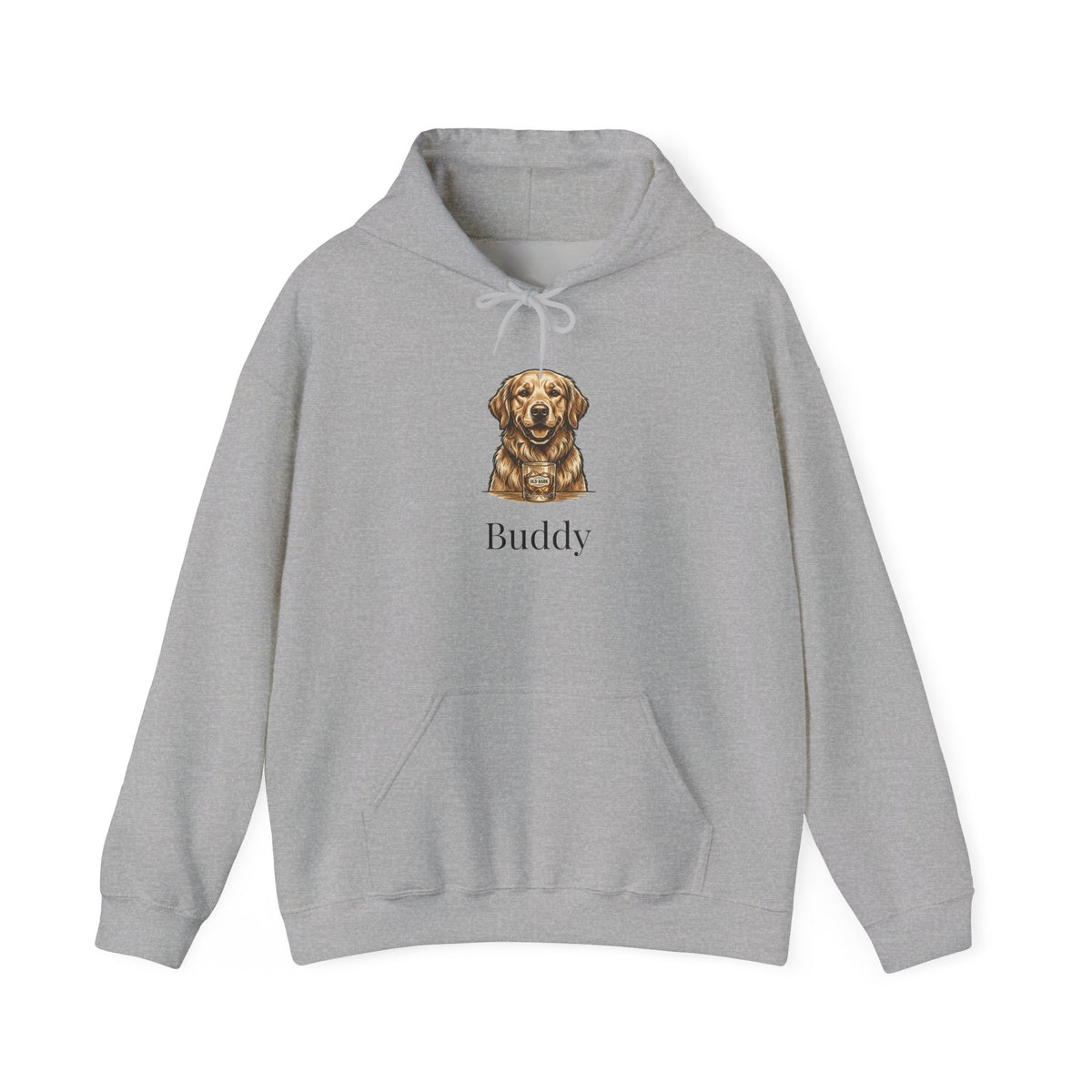 Custom Pet Photo Hoodie - Personalized Dog or Cat Sweatshirt With Name
