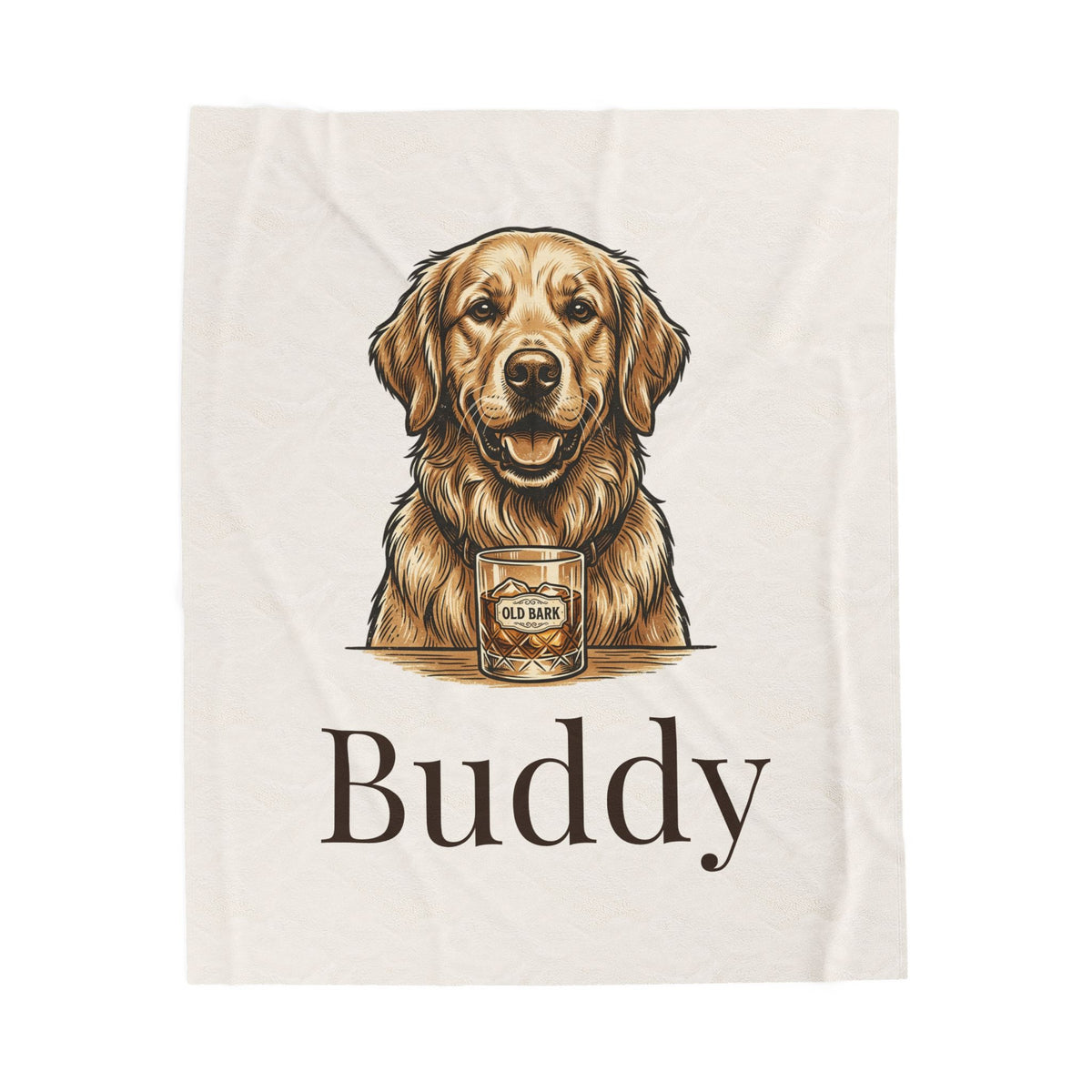 Custom Pet Photo Blanket - Personalized Plush Throw With Your Dog or Cat