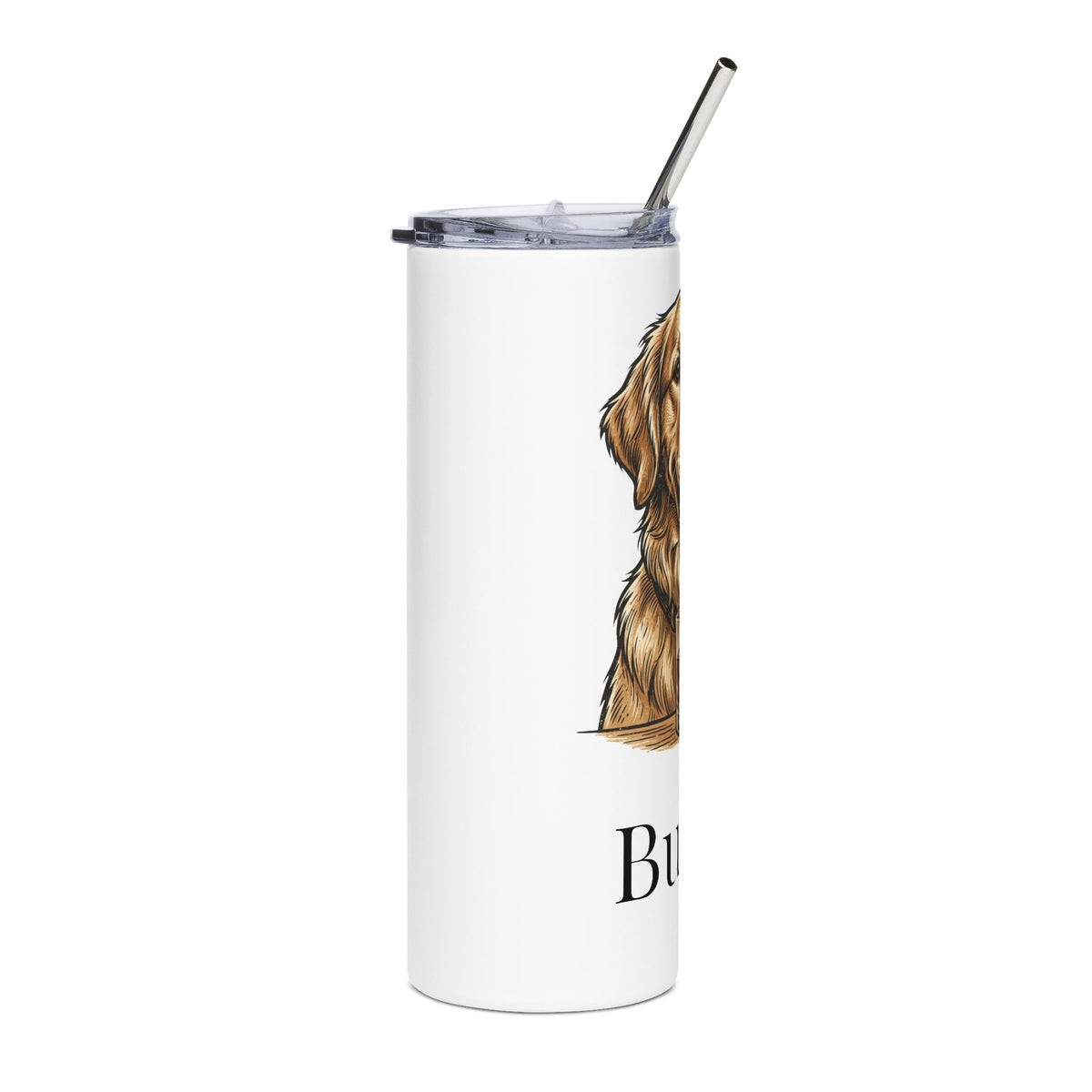 Custom Pet Photo Tumbler - Personalized 20oz Dog or Cat Tumbler With Name