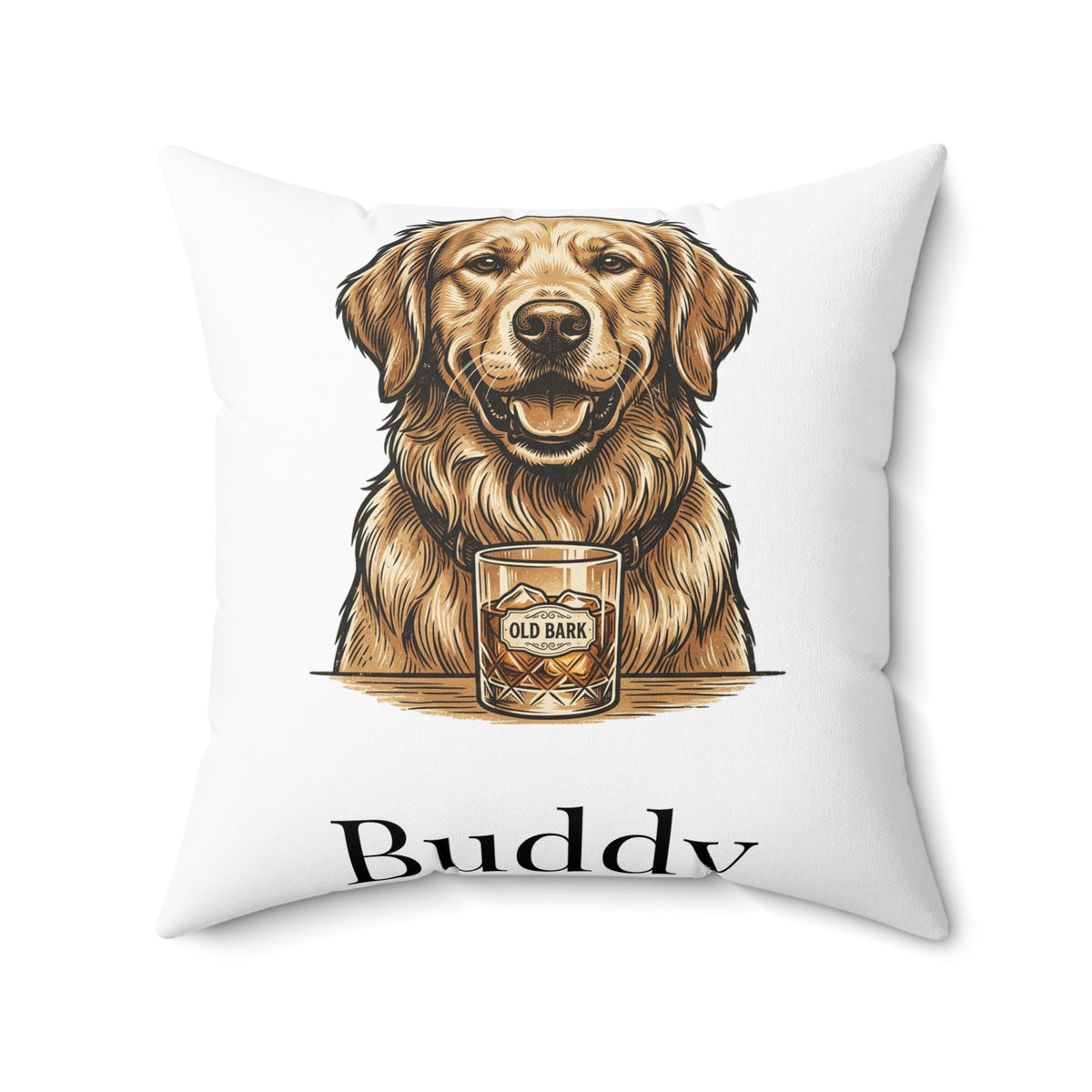 Custom Pet Photo Pillow - Personalized Dog or Cat Throw Pillow With Name