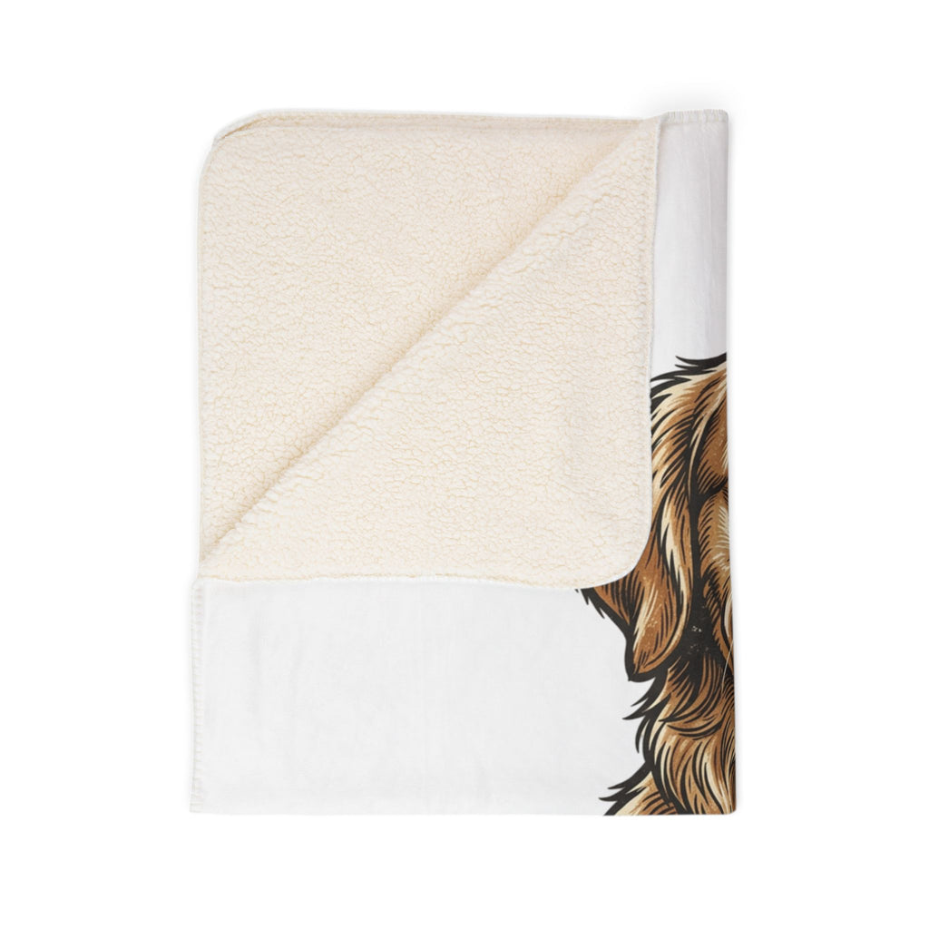 Custom Cat Photo Blanket - Personalized Sherpa Throw With Your Cat's Name, Cat Mom Gift