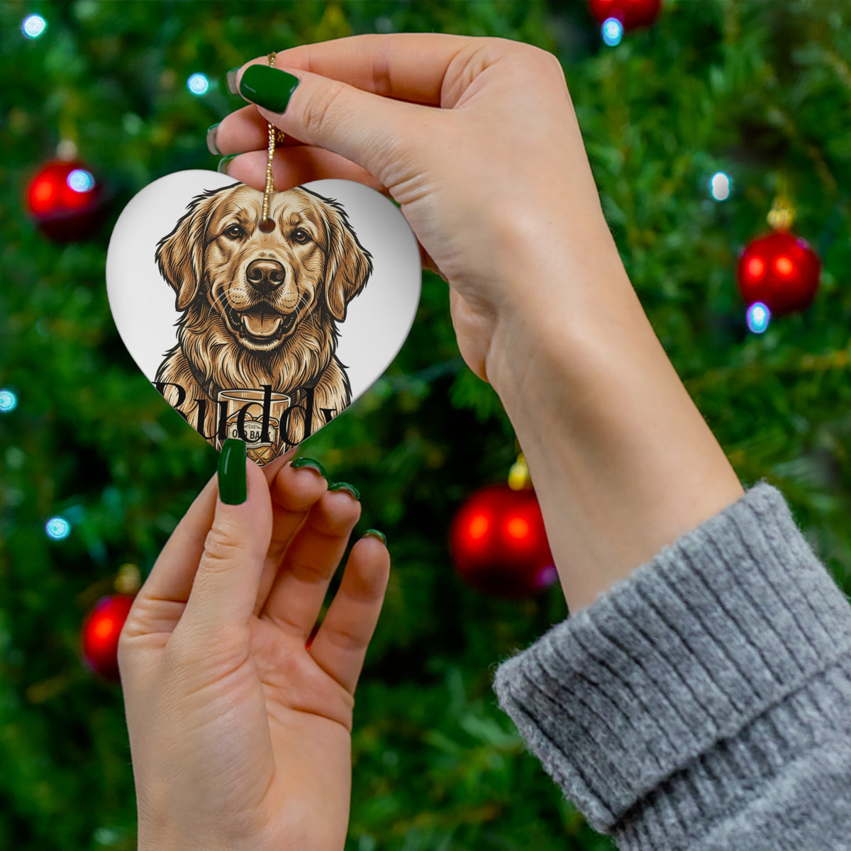Custom Cat Christmas Ornament - Personalized Cat Photo Ornament With Name, Cat Mom Gift