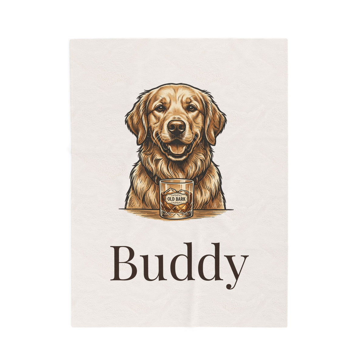 Custom Pet Photo Blanket - Personalized Plush Throw With Your Dog or Cat