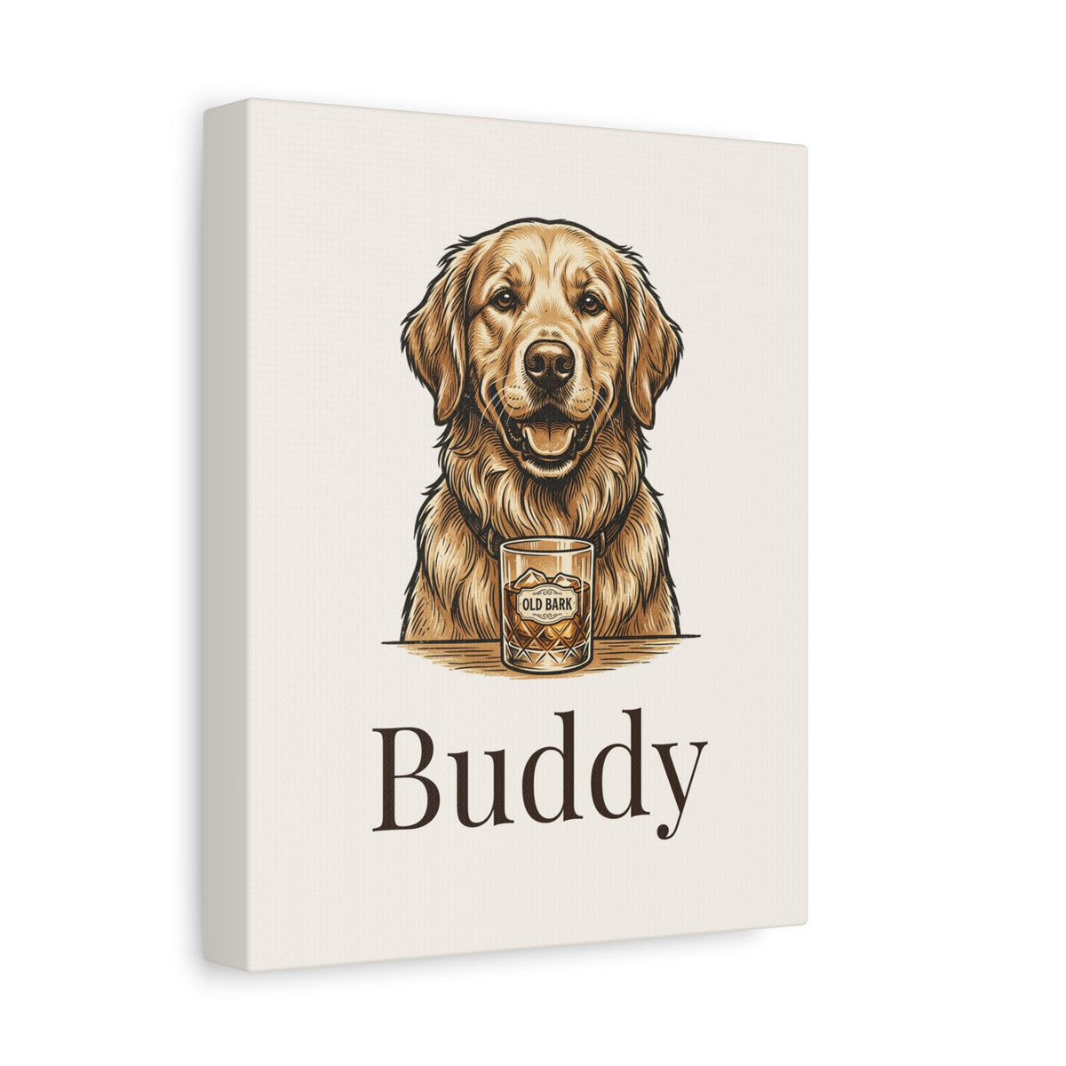 Custom Pet Portrait Canvas - Personalized Dog or Cat Wall Art From Your Photo